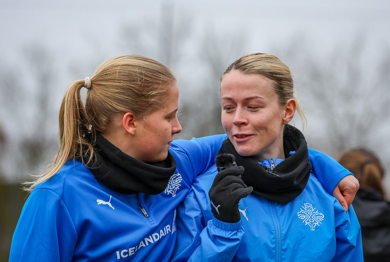 Myndaveisla frá æfingu Íslands í Le Mans