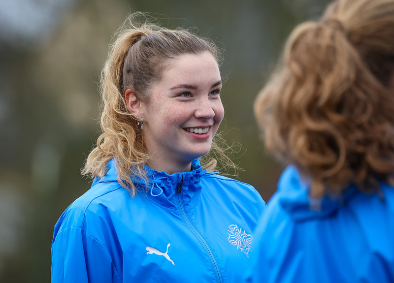 Myndaveisla frá æfingu Íslands í Le Mans