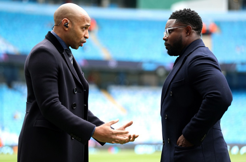 Fagnaði sigurmarkinu gegn Bandaríkjunum með Thierry Henry