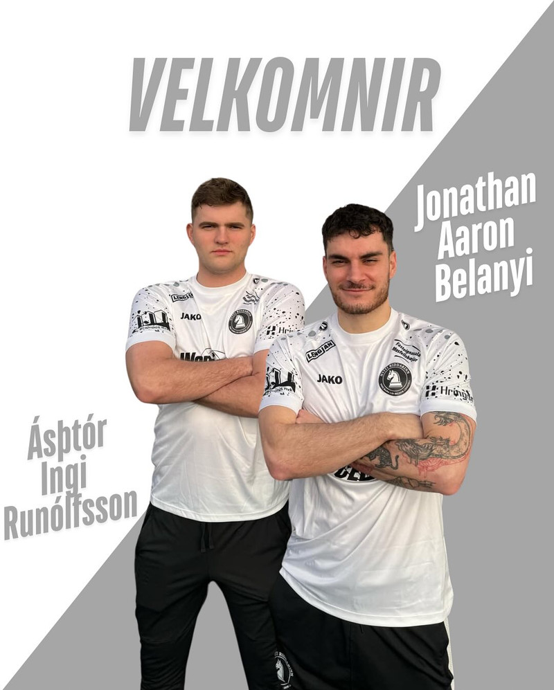 Ástþór Ingi Runólfsson og Jonathan Aaron Belanyi eru lykilmenn fyrir Hvíta riddarann.