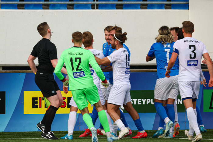 Það var allt á suðupunkti í Garðabænum.