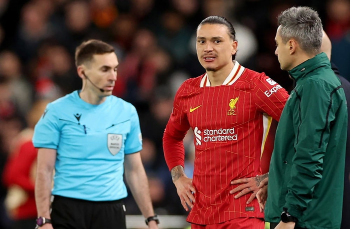 Vonbrigði þegar Nunez kemur inn á.