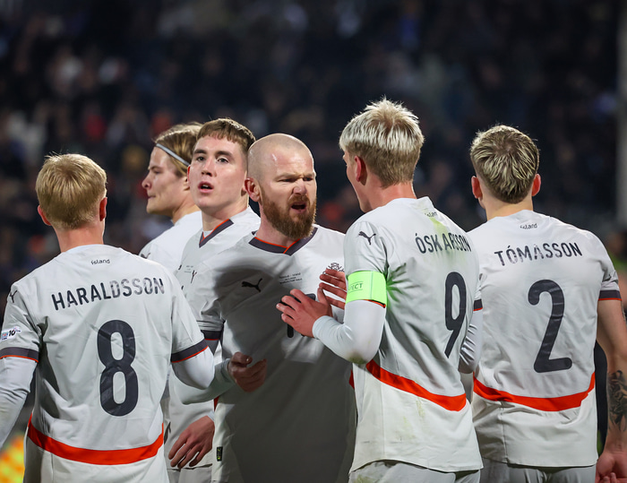 Orri Steinn skoraði eina mark Íslands