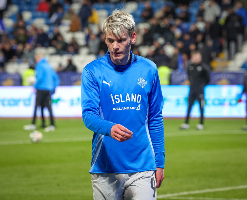 Myndaveisla frá tapinu gegn Kósovó á fimmtudaginn