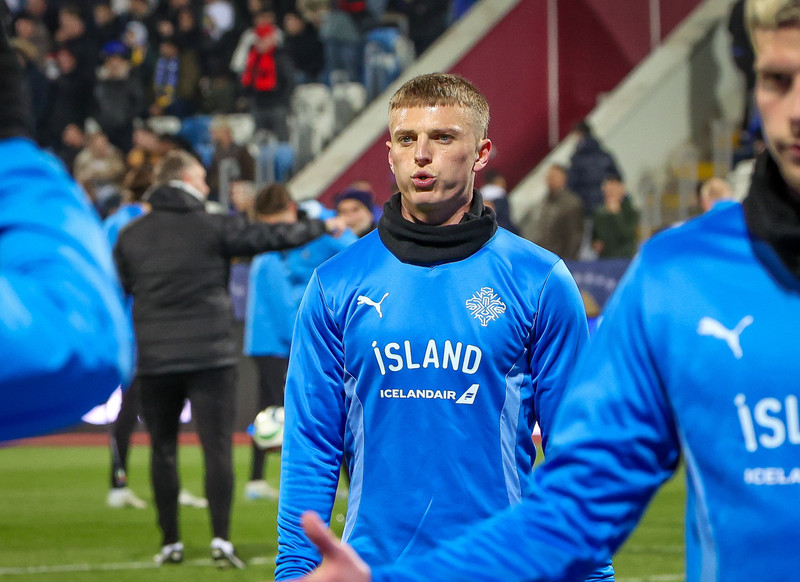 Myndaveisla frá tapinu gegn Kósovó á fimmtudaginn