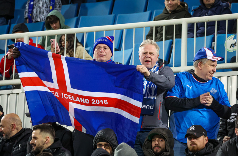 Myndaveisla frá tapinu gegn Kósovó á fimmtudaginn