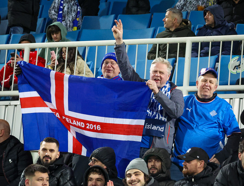 Myndaveisla frá tapinu gegn Kósovó á fimmtudaginn