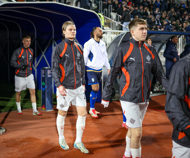 Myndaveisla frá tapinu gegn Kósovó á fimmtudaginn