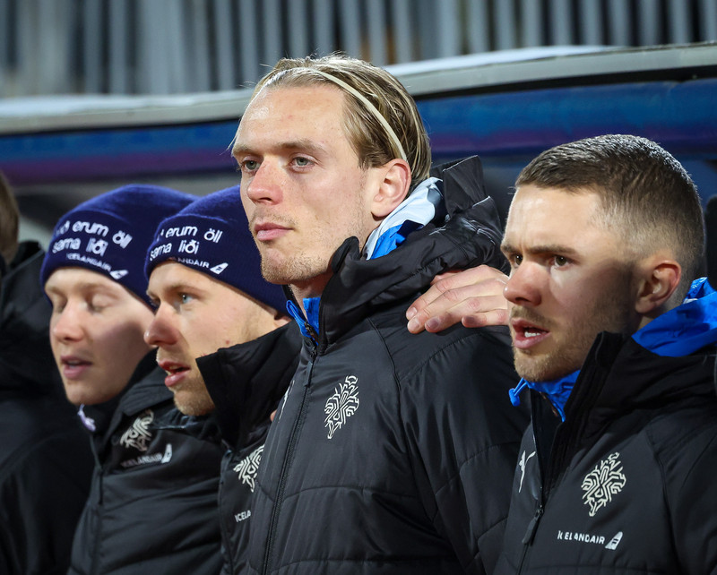 Myndaveisla frá tapinu gegn Kósovó á fimmtudaginn