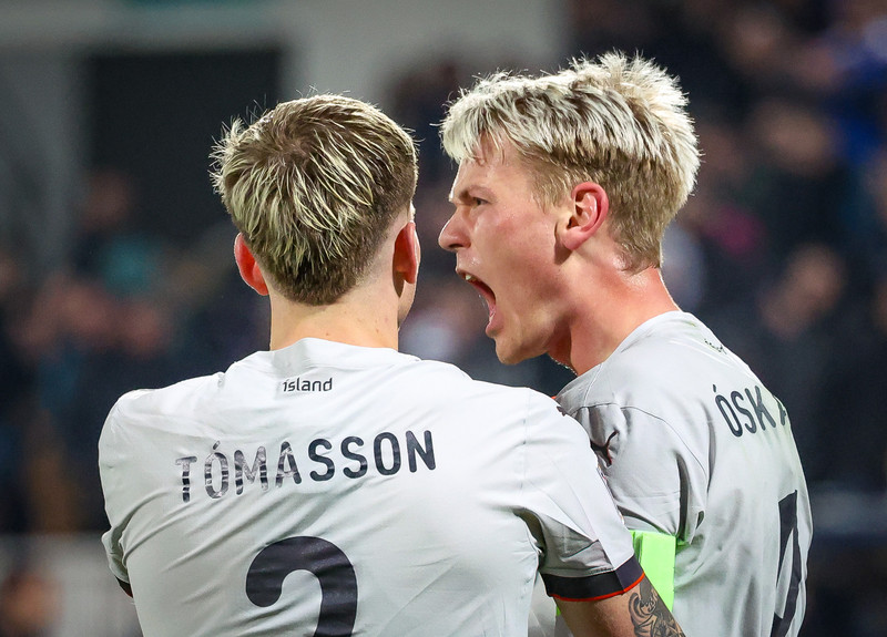 Myndaveisla frá tapinu gegn Kósovó á fimmtudaginn
