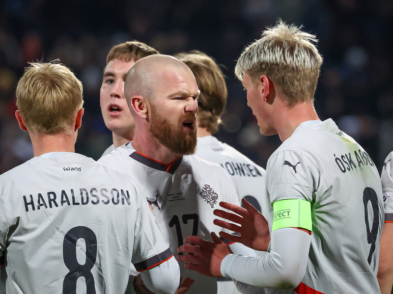 Myndaveisla frá tapinu gegn Kósovó á fimmtudaginn