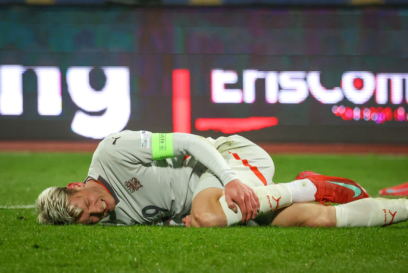 Myndaveisla frá tapinu gegn Kósovó á fimmtudaginn