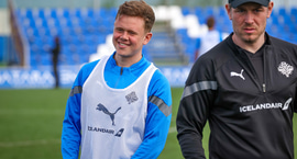 Eggert Aron kallaður upp í A-landsliðið