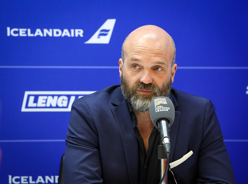 Arnar: Hann er alveg klár í að spila 90 mínútur
