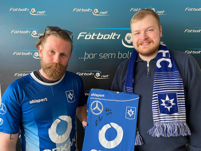 Davíð og Eyjólfur.