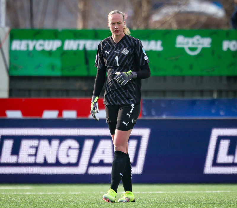 Cecilía Rán Rúnarsdóttir, landsliðsmarkvörður Íslands.