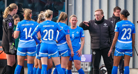 Ísland mætir Norður-Írlandi á Þróttarvelli á morgun