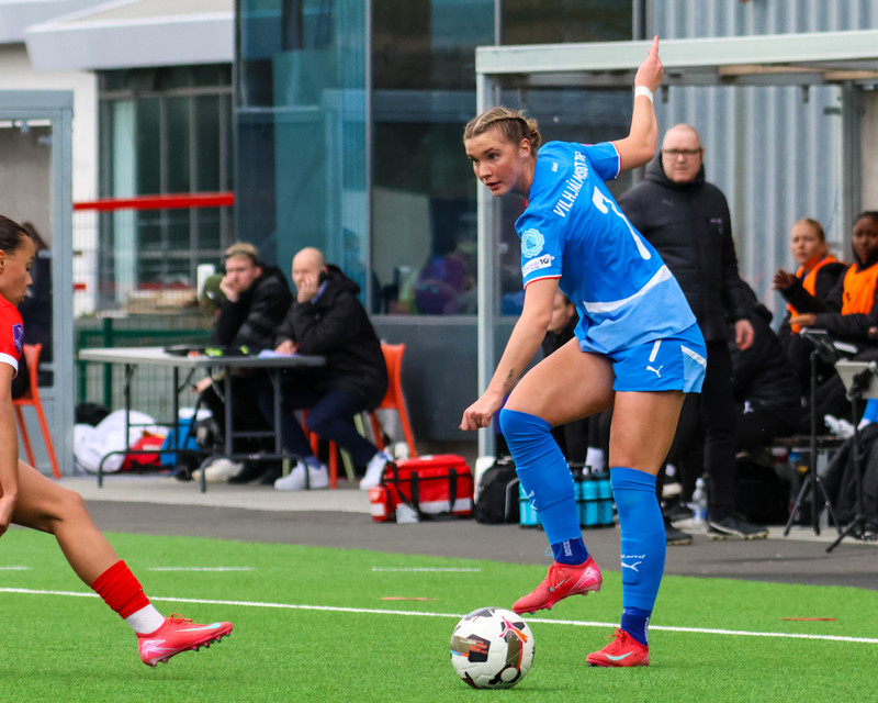 Myndaveisla: Stelpurnar okkar gerðu jafntefli í tíðindamiklum leik