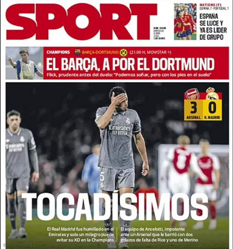 Spænska pressan tætir Real Madrid í sig - Þrír ekki með lífsmarki