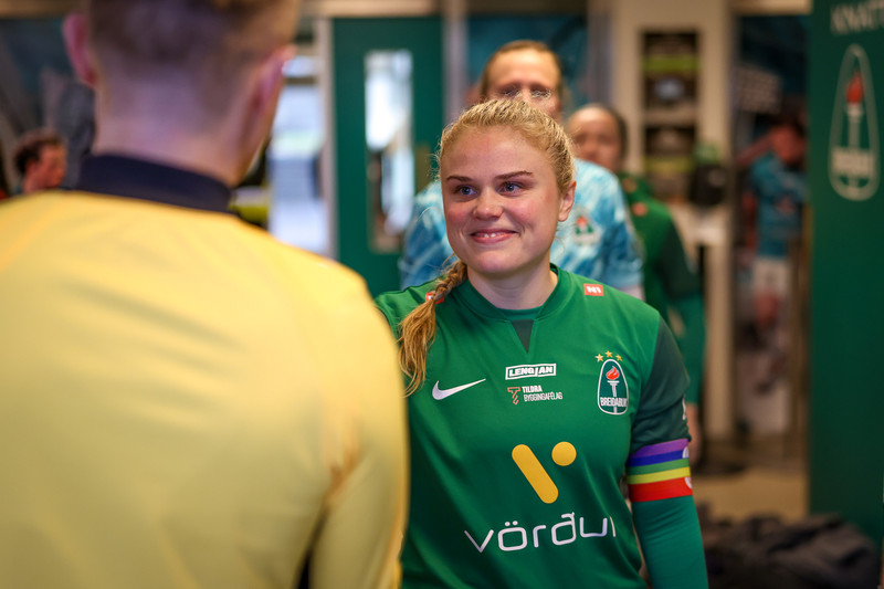 Agla María er einn besti leikmaður Bestu deildarinnar.