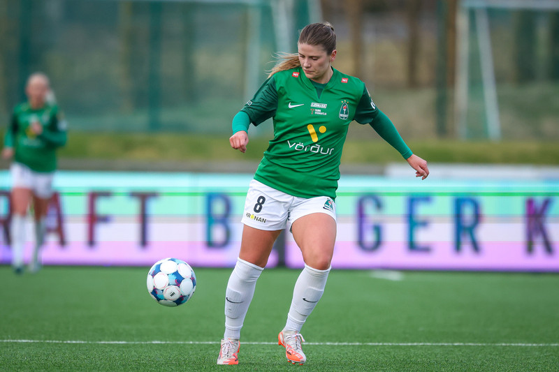 Heiða Ragney skorar þrennu.