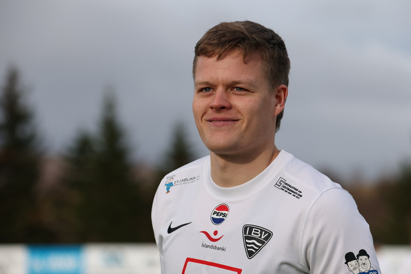 Oliver Heiðarsson var valinn maður leiksins í Þjóðhátíðarleiknum.