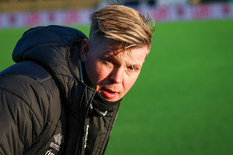 Óskar Smári eftir 7-1 tap: Furðulegt en satt þá líður mér bara vel