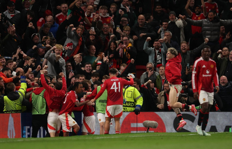 Leikmenn Man Utd mæta sterkir til leiks eftir ótrúlegan sigur í gær