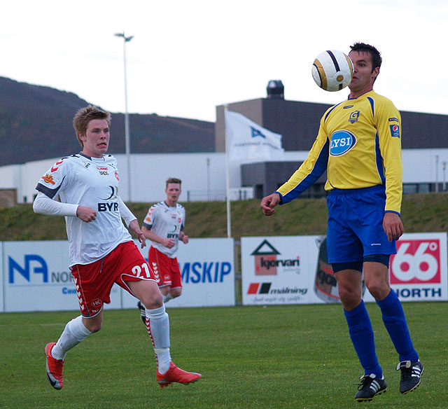 Michal Posipils fékk dauðafæri sem hann misnotaði.