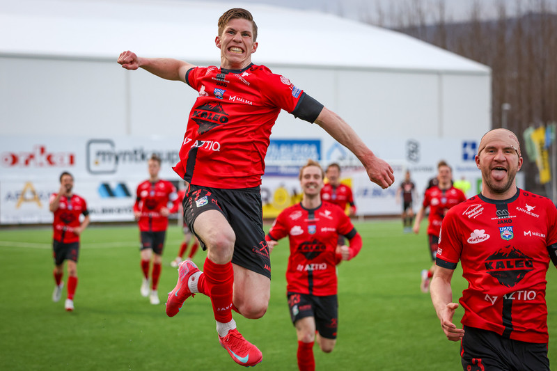 Hrannar vakið athygli með öflugri frammistöðu í sumar og horfa önnur félög til hans.