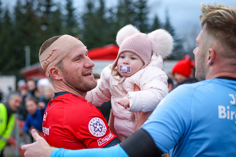 Myndir: Mikil gleði í Mosó þegar fyrsti sigurinn í efstu deild kom