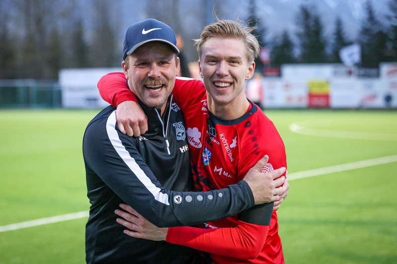 Andri Freyr og Pepp-Númi á góðri stundu.
