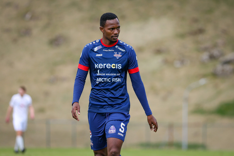 Cafu Phete kom inn í lið Vestra í síðasta leik, lék þá í vörninni.