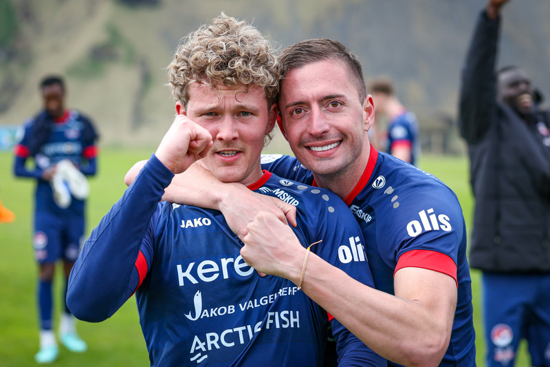 Túfa (til hægri) var flottur í Eyjum.