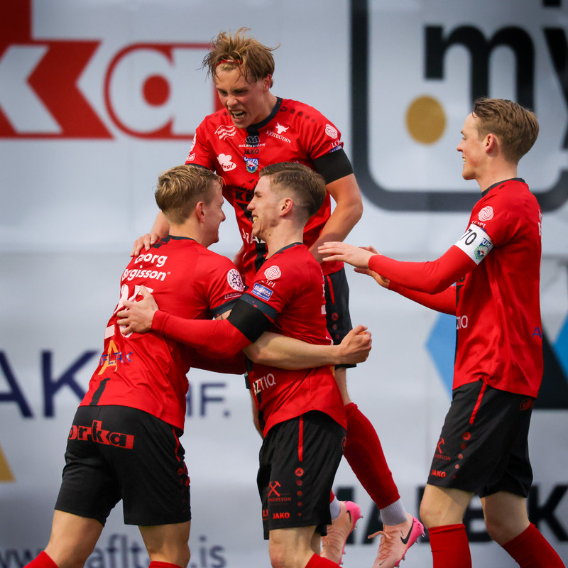 Afturelding vann 3-0 sigur á Stjörnunni í Mosfellsbæ í Bestu deildinni í fyrra.