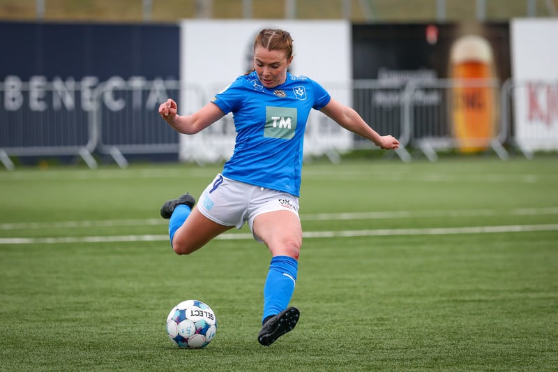 Birna Jóhannsdóttir skoraði öll þrjú mörk Stjörnunnar í 3-0 sigri gegn Fram