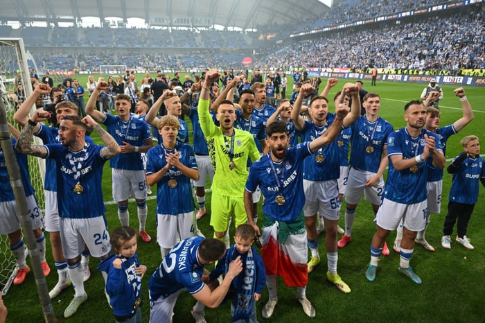 Poznan vann pólsku deildina í vor í níunda sinn.