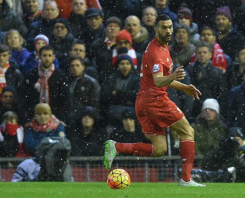 Caulker hér í leik með Liverpool.