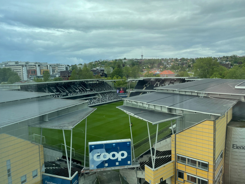 Lerkendal, heimavöllur Rosenborgar.