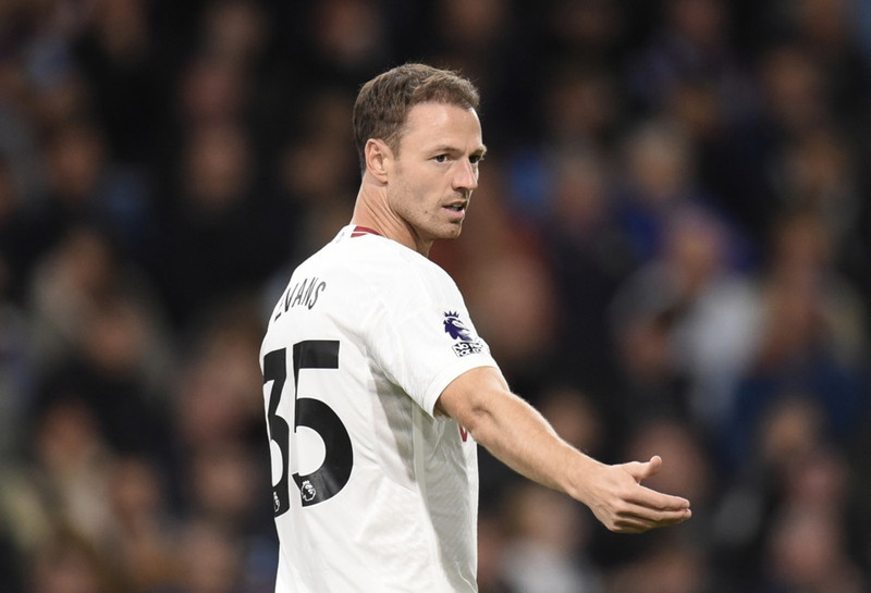 Evans vann fjölda titla með Manchester United.