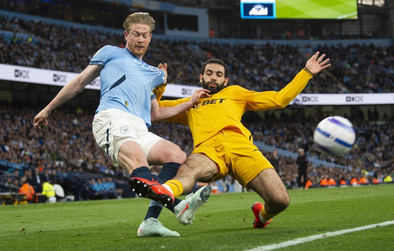 Rayan Ait-Nouri í leik gegn Wolves á síðasta tímabili.