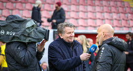 Þetta eru HM lýsendur RÚV