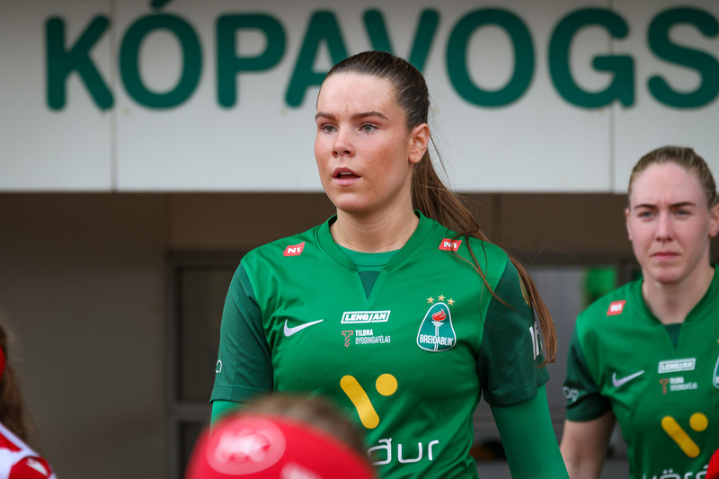 Helga Rut er ein af fimm leikmönnum Breiðabliks í hópnum.