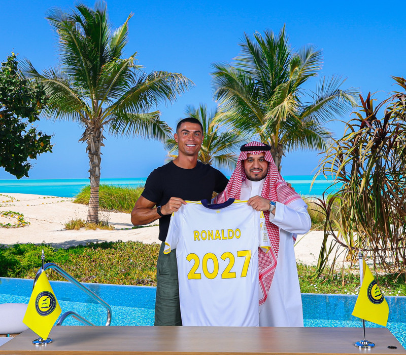 Myndband: Ronaldo svaraði stuðningsmönnum Al-Ahli