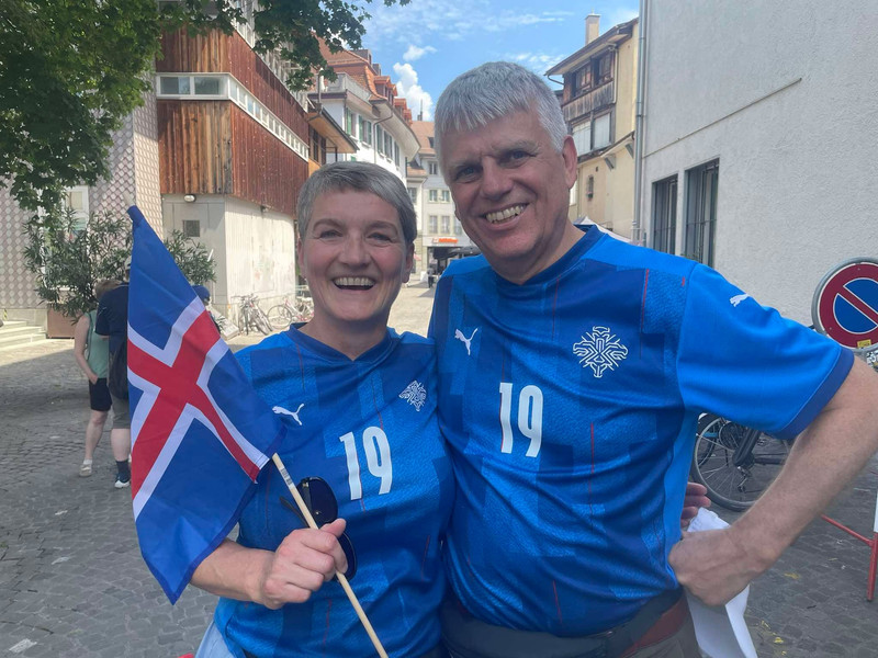 Jóney Jónsdóttir og Gunnlaugur Aðalbjarnarson.
