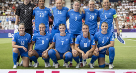 Ísland mætir Norður-Írlandi í umspili í kvöld