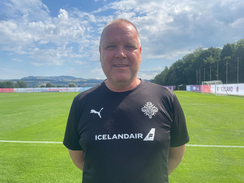 Ólafur Pétursson, markvarðarþjálfari landsliðsins.