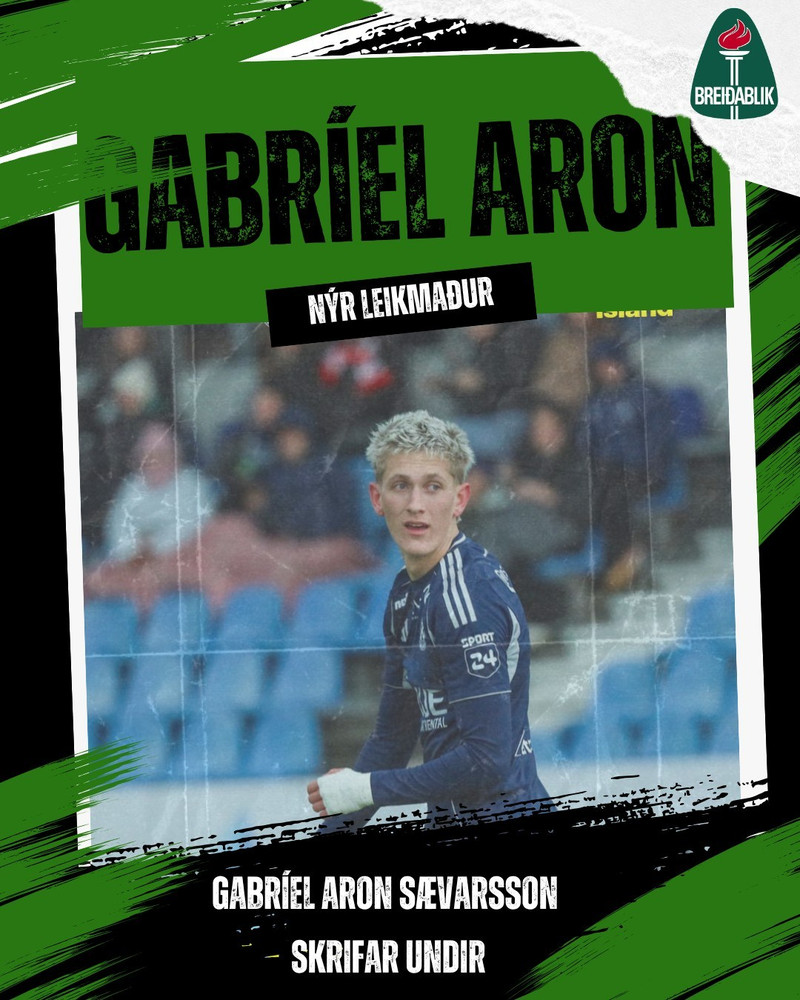 Gabríel Aron til Breiðabliks eftir tímabilið (Staðfest)