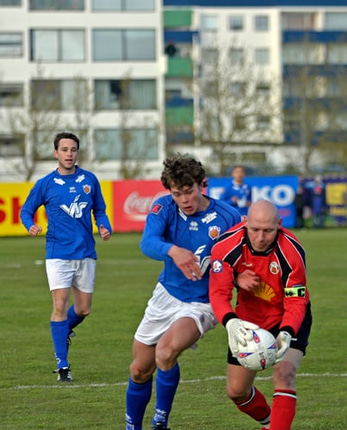 Tveir bestu menn leiksins eigast við.