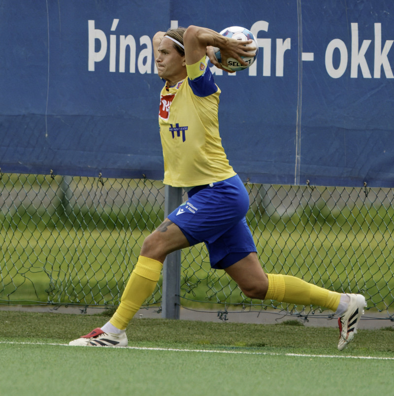 Úr leiknum gegn Silkeborg í sumar.